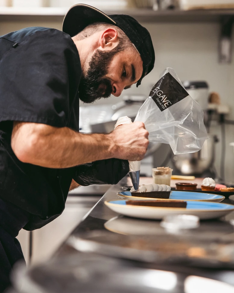 La Madrague — le chef en plein dressage
